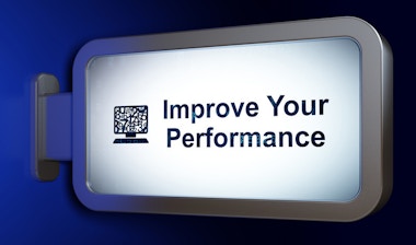 Screen with Improve Your Performance written on it.